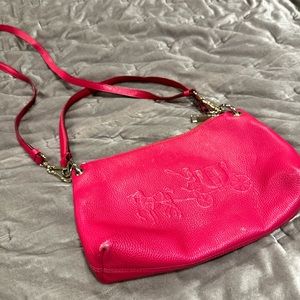 Small pink coach purse